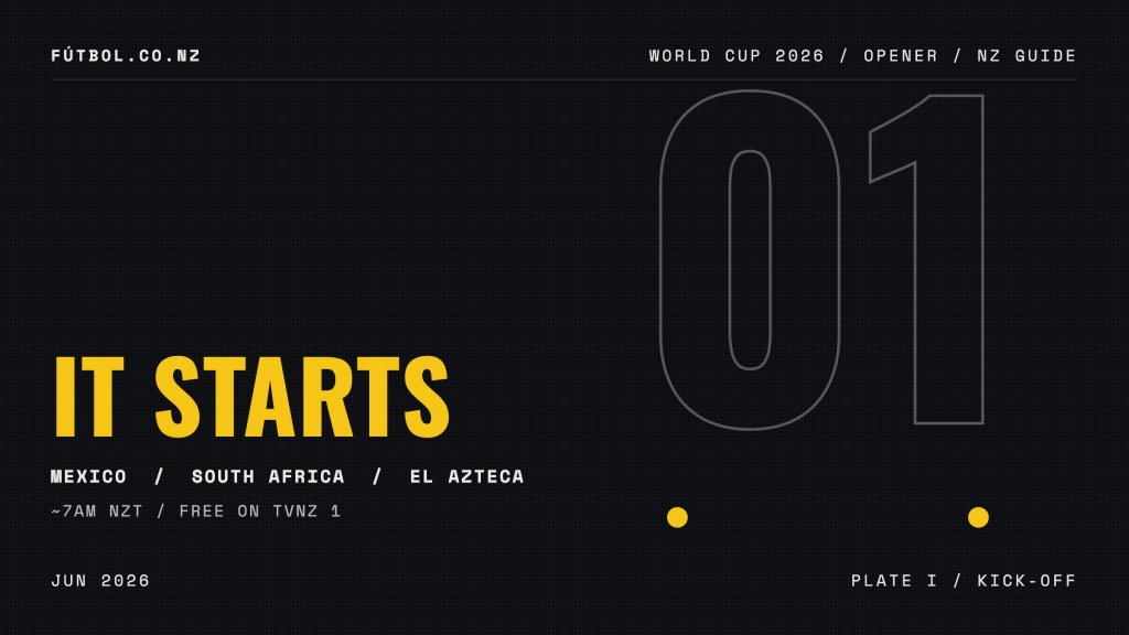 It Starts Tomorrow: Mexico vs South Africa, and How to Watch the World Cup Opener in NZ